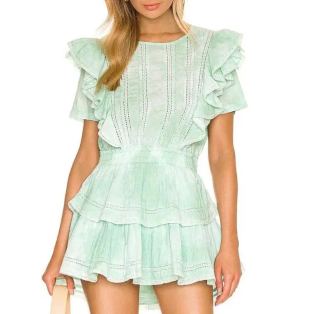 LoveShackFancy Natasha Heritage Mini Dress